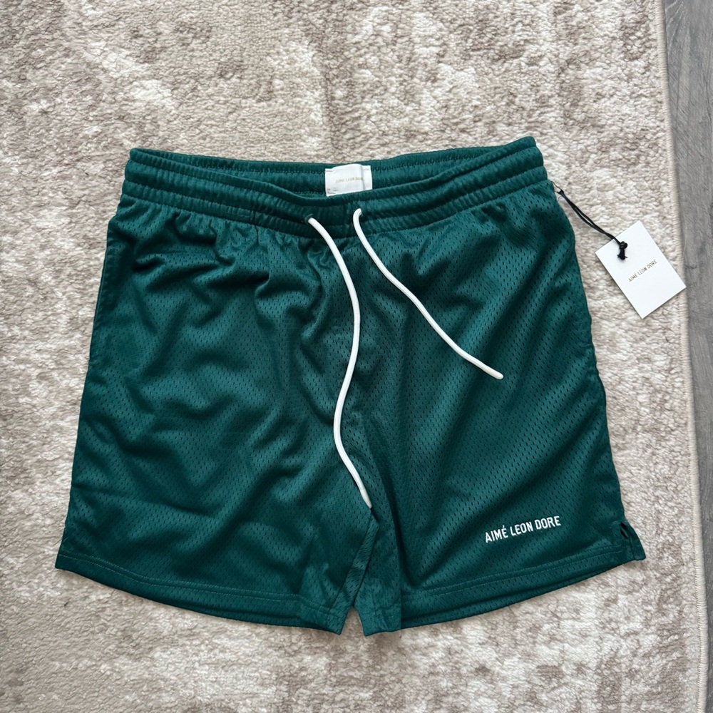 Aime Leon Dore Dark Teal Athletic Shorts